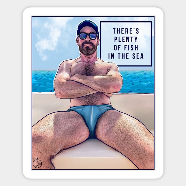 Plenty of Fish Sticker by JasonLloyd